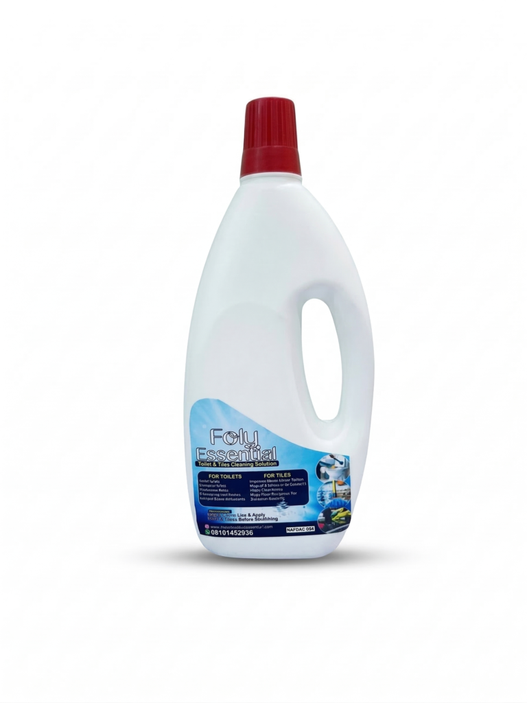 Foly Essential Toilet & Tiles Stain Removal (White Daily-Use Bottle)